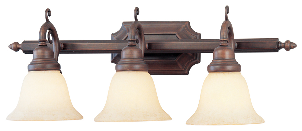 3 Light Imperial Bronze Bath Light