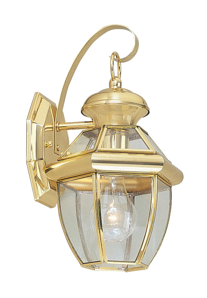 1 Light PB Outdoor Wall Lantern