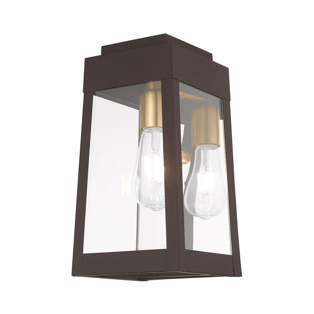 1 Lt Bronze Outdoor Wall Lantern