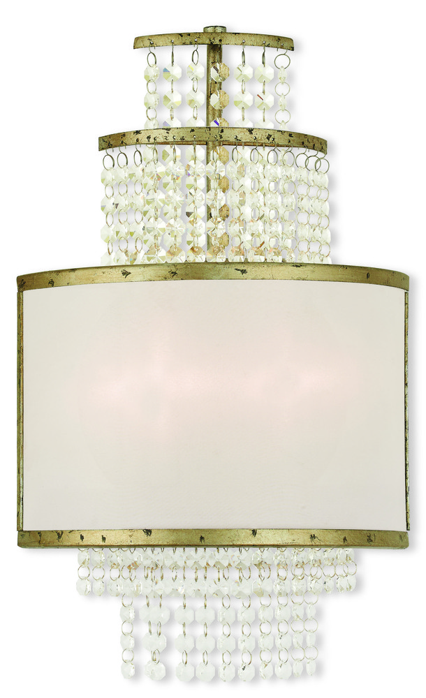 2 Light Winter Gold Wall Sconce