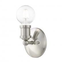 Livex Lighting 14420-91 - 1 Light Brushed Nickel ADA Single Vanity Sconce