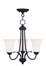  6473-04 - 3 Light Black Chain Hang/Ceiling Mount