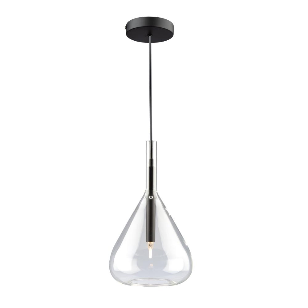 Conic 1 Light Pendant Black