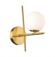 Artcraft AC11977BR - Modena-1-Light Wall Sconce-Plated Brushed Brass