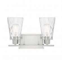  8-4508-2-SN - Vaughan 2-Light Bathroom Vanity Light in Satin Nickel