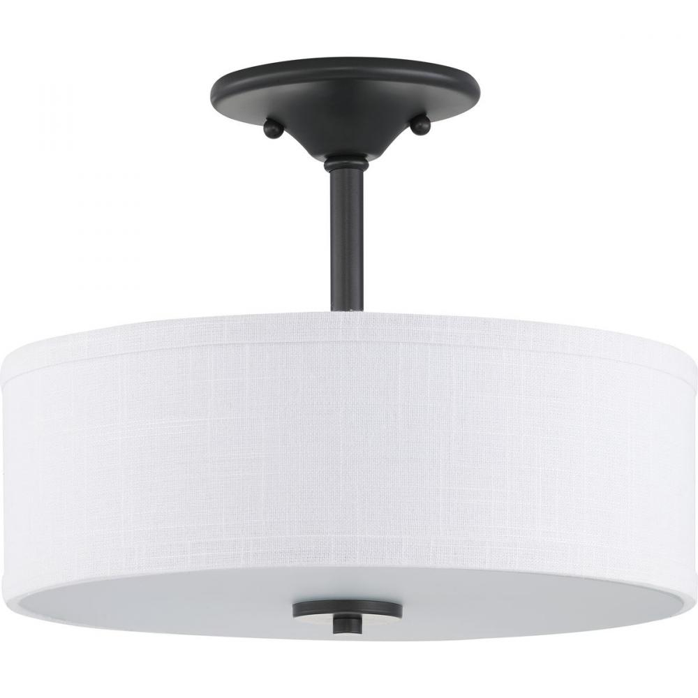 Inspire Collection 13" Two-Light Semi-Flush