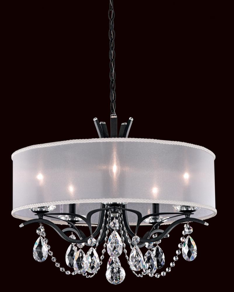 Vesca 5 Light 120V Chandelier in Heirloom Gold with Heritage Handcut Crystal