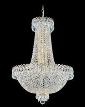 Schonbek 1870 2622-40O - Camelot 12 Light 120V Chandelier in Polished Silver with Clear Optic Crystal