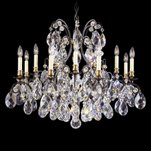 Schonbek 1870 3790-23S - Renaissance 13 Light 120V Chandelier in Etruscan Gold with Clear Crystals from Swarovski