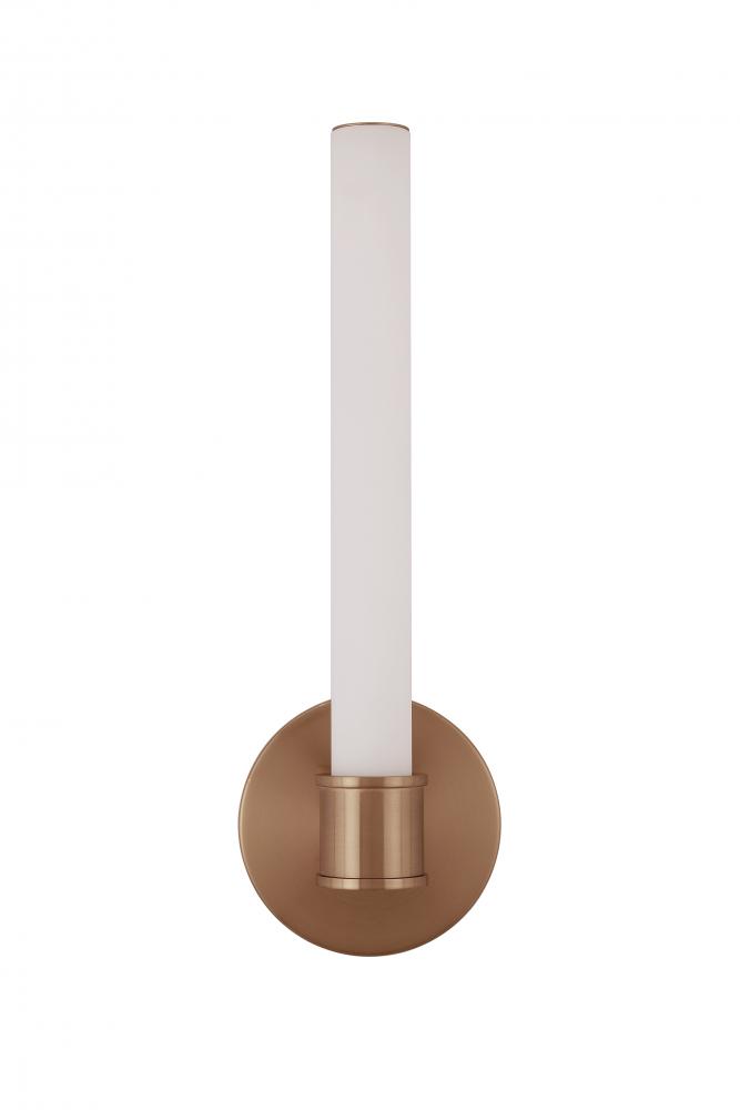 Alina 1 Light LED Wall Sconce in Satin Brass