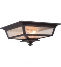 Craftmade Z1367-MN - Argent II 3 Light Outdoor Flushmount in Midnight