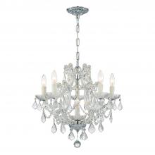 Crystorama 4405-CH-CL-S - Maria Theresa 6 Light Swarovski Strass Crystal Polished Chrome Chandelier