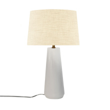 Justice Design Group CER-2585-BIS-CREM - Tower Portable w/ Fabric Shade