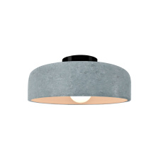 Justice Design Group CER-6340-CONC-MBLK-LED1-700 - Small Spire LED Semi-Flush