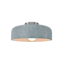 Justice Design Group CER-6340-CONC-NCKL-LED1-700 - Small Spire LED Semi-Flush