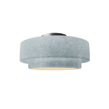 Justice Design Group CER-6360-CONC-NCKL-LED1-700 - Small Tier LED Semi-Flush