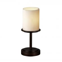 Justice Design Group CNDL-8798-10-CREM-DBRZ-LED1-700 - Dakota 1-Light LED Table Lamp (Short)