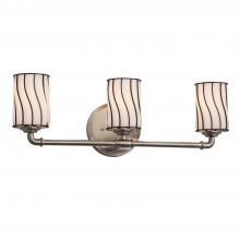  WGL-8463-10-SWOP-NCKL - Bronx 3-Light Bath Bar