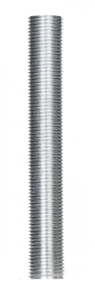 1/8 IP Steel Nipple; Zinc Plated; 2-3/4" Length; 3/8" Wide