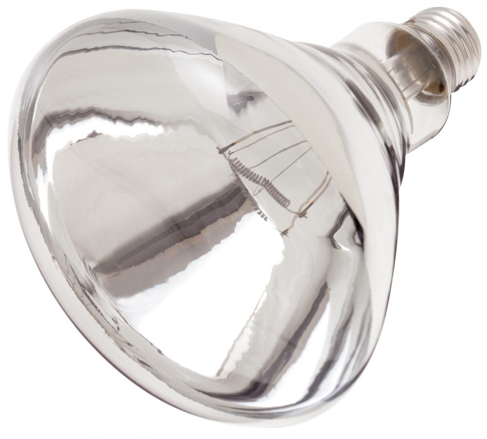 250 Watt BR40 Incandescent; Clear Heat; 6000 Average rated hours; Medium base; 120 Volt; 3-Pack