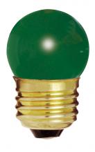 Satco Products Inc. S3609 - 7.5 Watt S11 Incandescent; Ceramic Green; 2500 Average rated hours; Medium base; 120 Volt