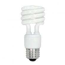 Satco Products Inc. S6277 - 13 Watt; Mini Spiral Compact Fluorescent; 2700K; 82 CRI; Medium base; 120 Volt; 8-pack