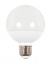 Satco Products Inc. S9203 - 6 Watt; G25 Globe LED; 5000K; Medium base; 120 Volt