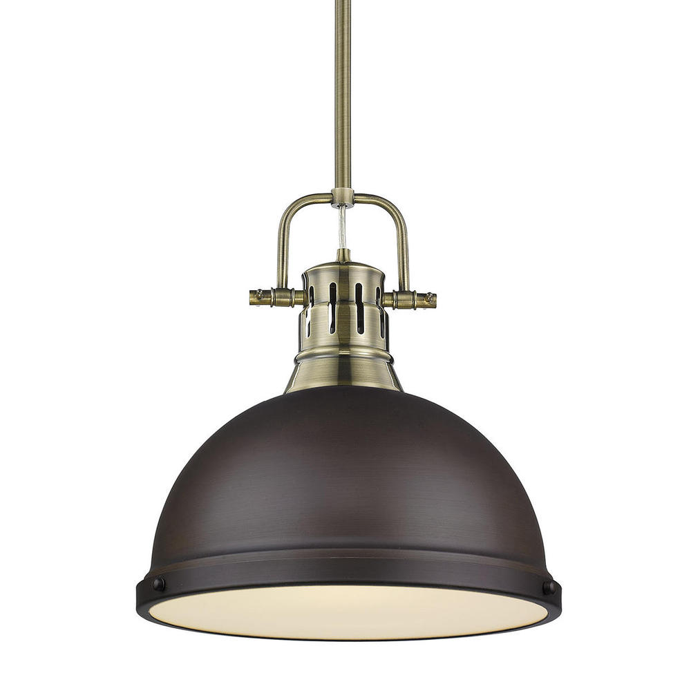 Duncan 1 Light Pendant with Rod