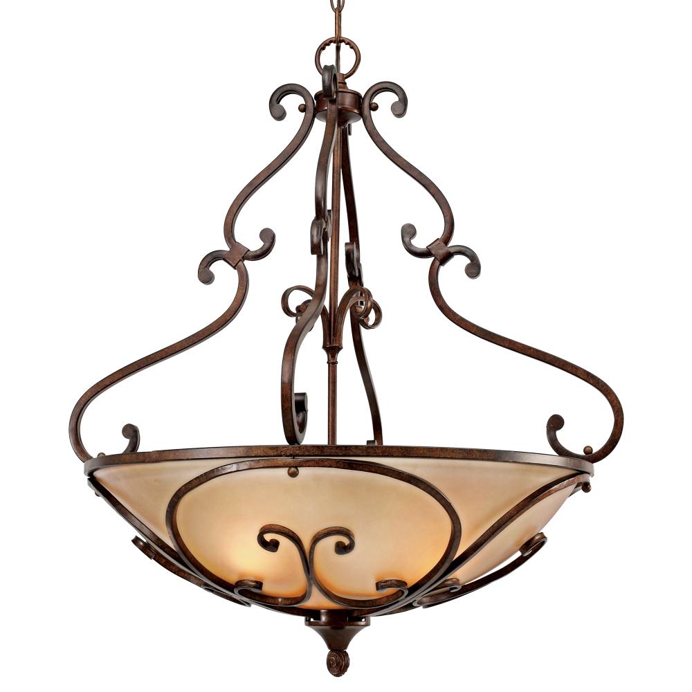 Loretto Pendant Bowl in the Russet Bronze fin