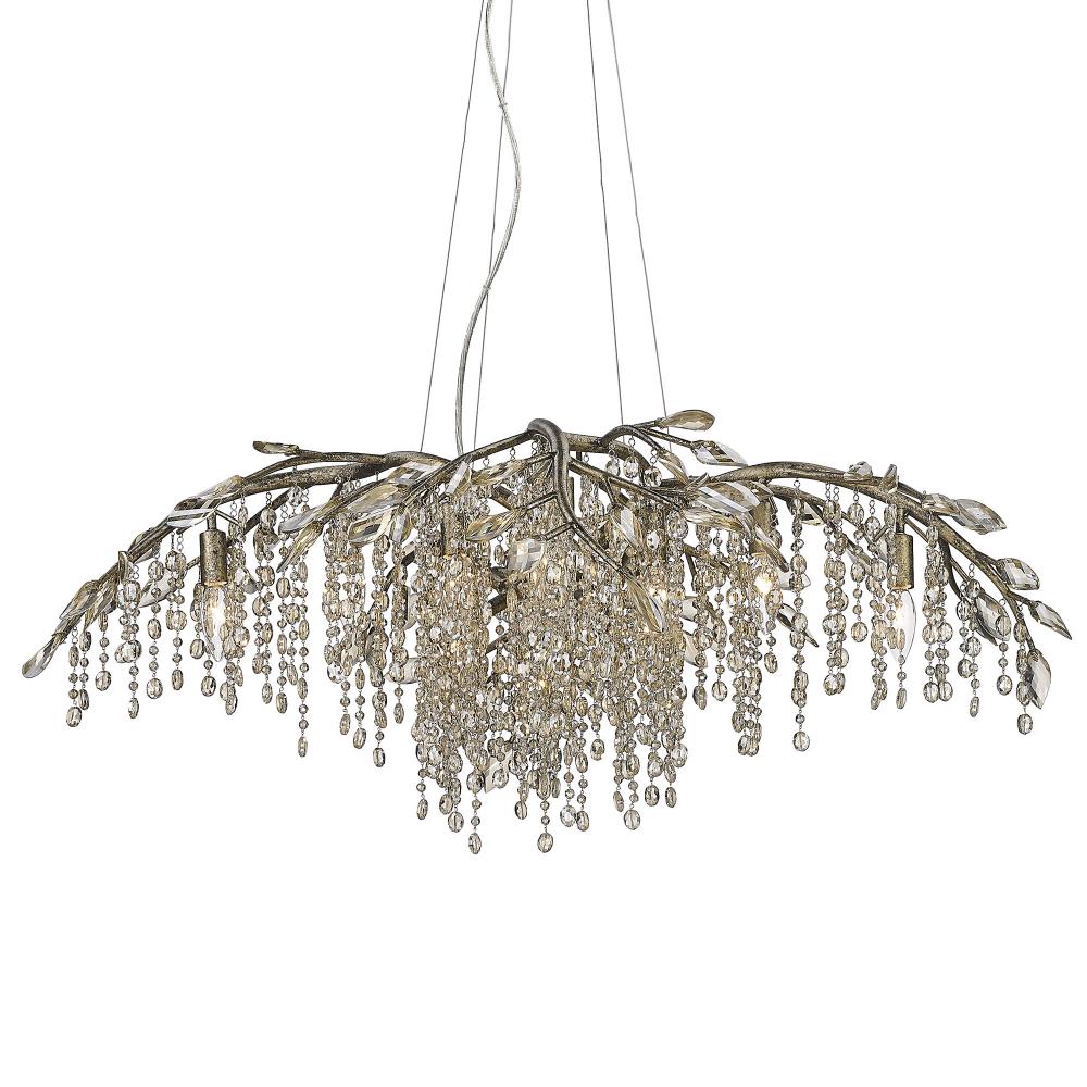 Autumn Twilight 12 Light Chandelier in Mystic Gold