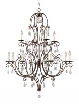  F1938/8+4MBZ - Large Chandelier