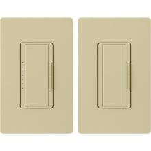 Lutron Electronics MACL-153MRHW-IVC - MAESTRO LED+ REMOTE KIT IVORY WP CSA