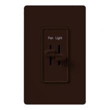 Lutron Electronics S2-LF-BR-CSA - SKYLARK DUAL FAN/LIGHT BROWN CSA