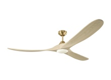 Visual Comfort & Co. Fan Collection 3MAVSM70BBSWWOD - Maverick Smart 70 LED - Burnished Brass