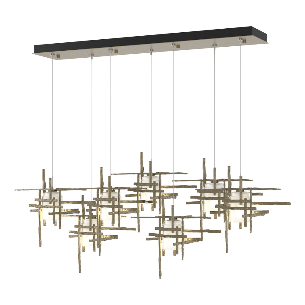 Tura 7-Light Frosted Glass Pendant