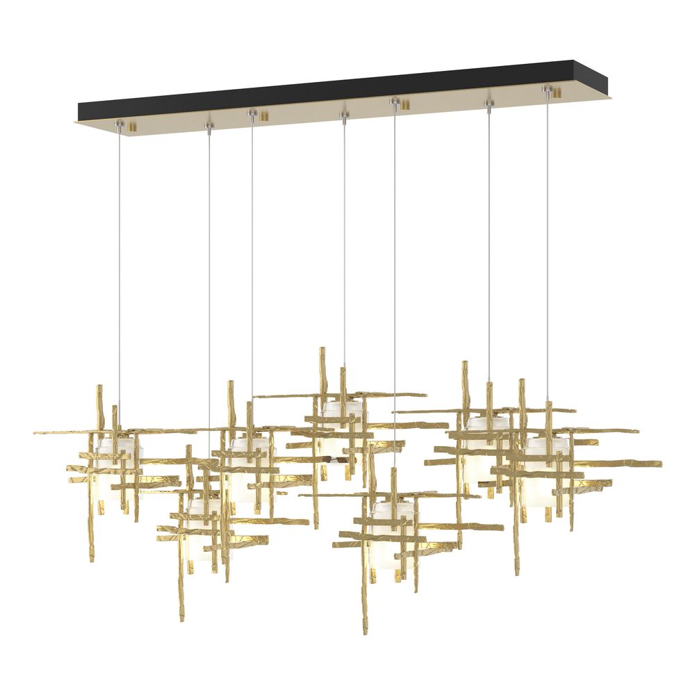 Tura 7-Light Frosted Glass Pendant