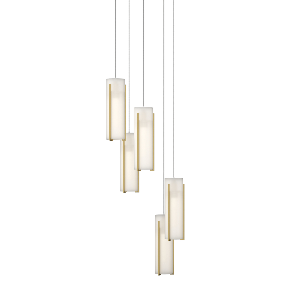 Exos Glass 5-Light Pendant