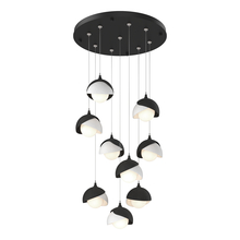 Hubbardton Forge 131105-SKT-STND-10-02-GG0711 - Brooklyn 9-Light Double Shade Pendant