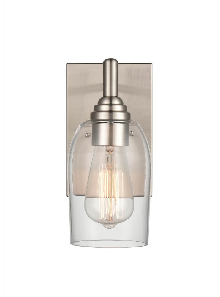 Arlett 1-Light Wall Sconce Brushed Nickel