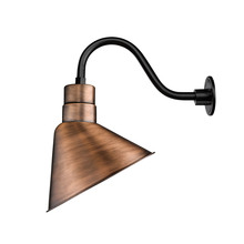 Millennium RAS12-NC - R Series 1-Light Angle Shade Natural Copper