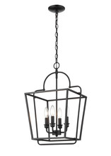 Millennium 3237-MB - 4-Light Pendant light Matte Black