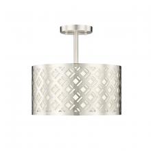 Millennium 4292-BN - Gracelan 2-Light Semi-Flush Ceiling Mount Brushed Nickel