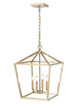 Millennium 3244-MG - 4-Light Pendant light Modern Gold