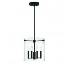 Millennium 55302-MB - Vissi 4-Light Pendant Light Matte Black