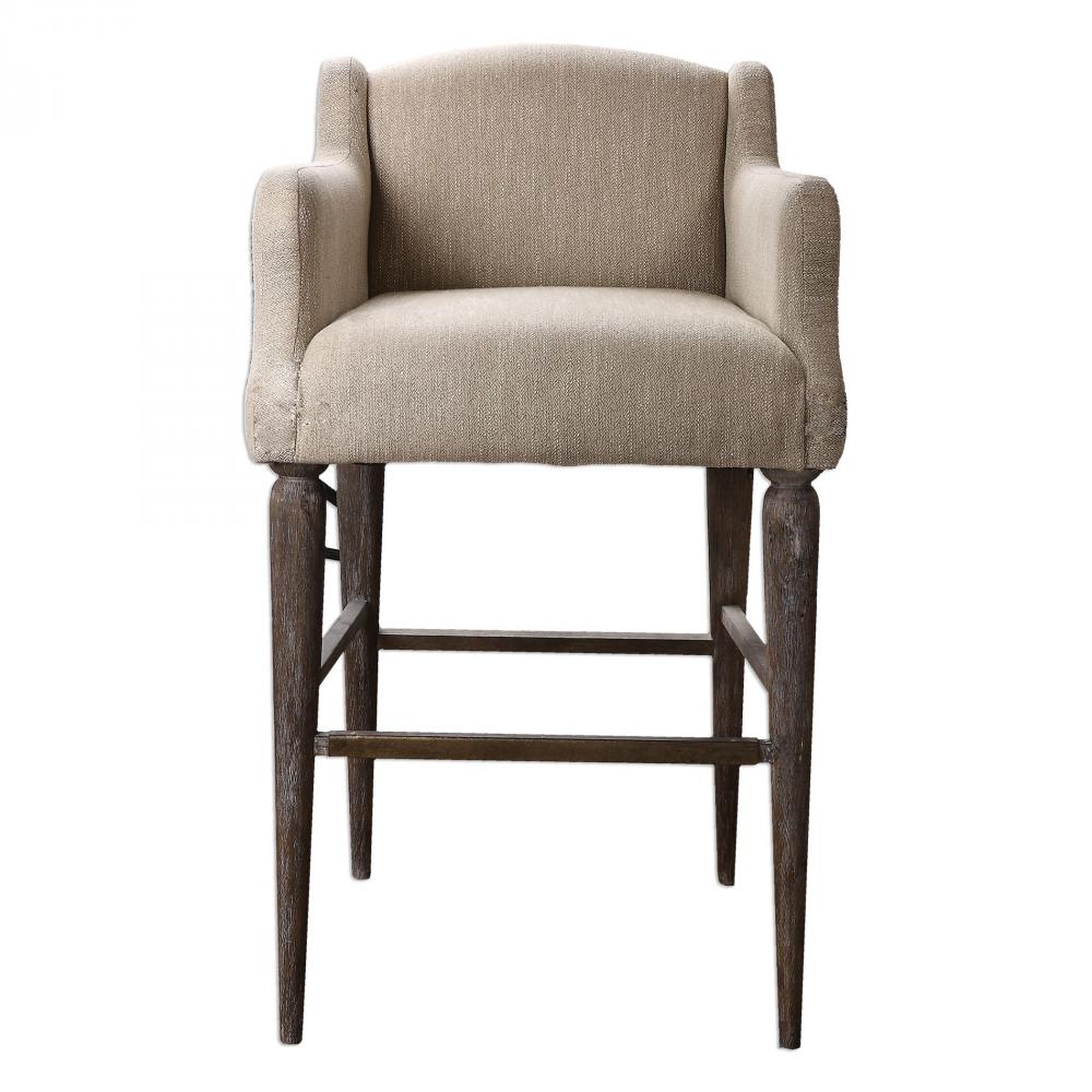 Uttermost Berke Oatmeal Bar Stool