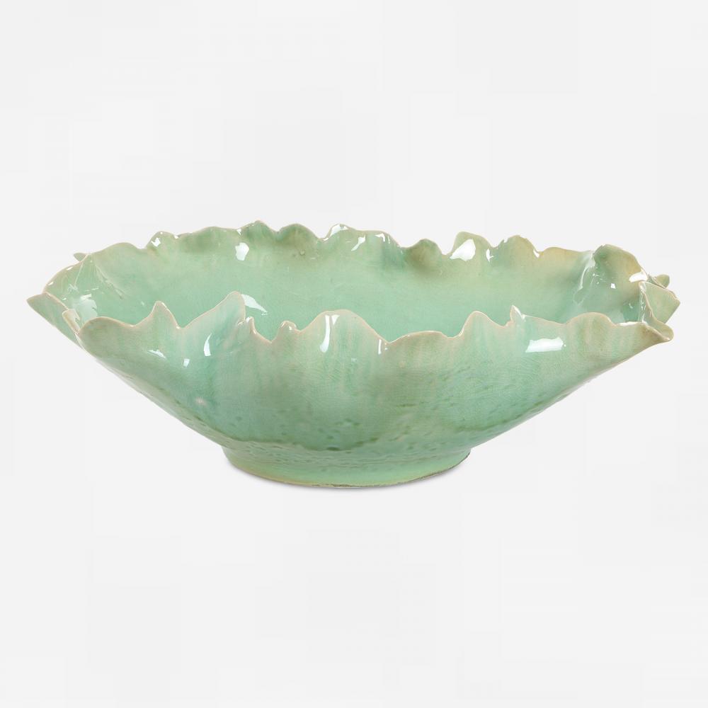 Uttermost Lila Green Glass Bowl