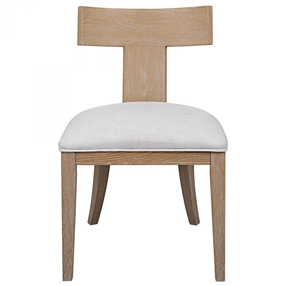 Idris Armless Chair Natural