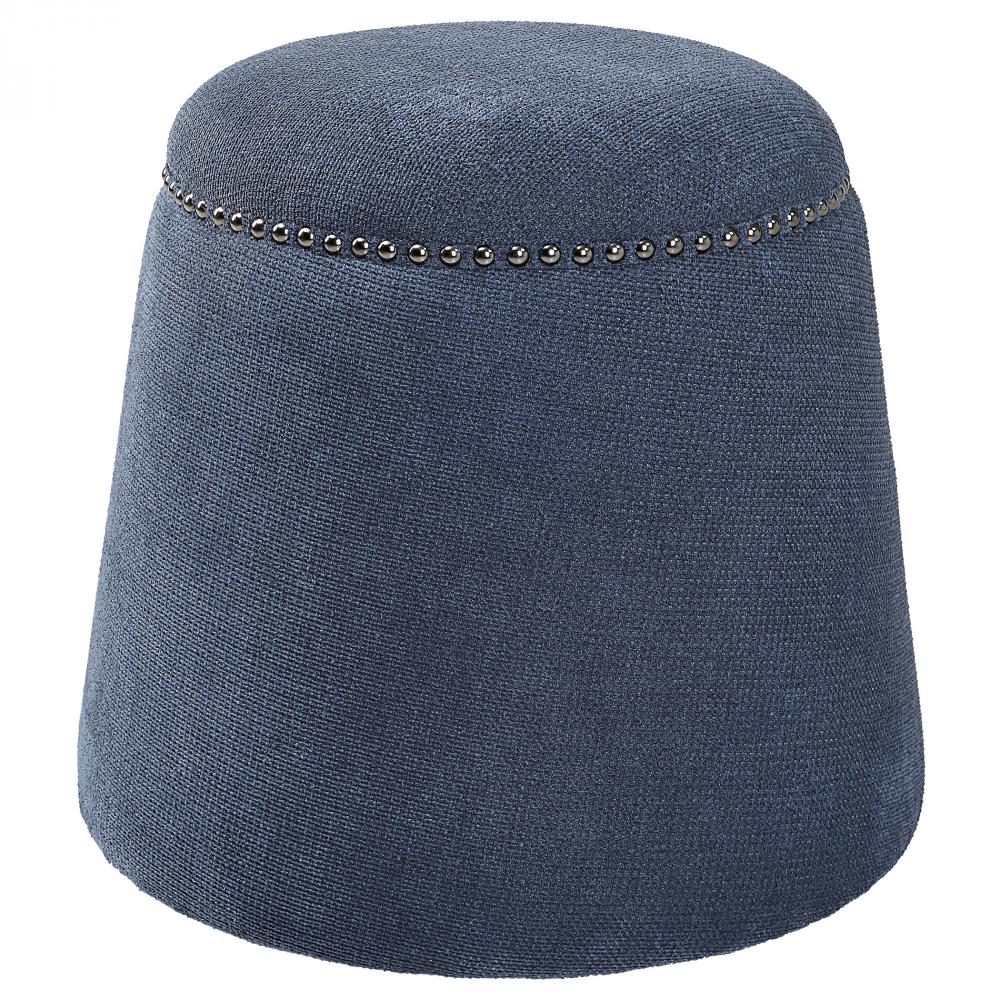 Gumdrop Denim Ottoman