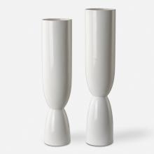 Uttermost 18138 - Kimist White Vases, S/2