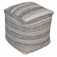 Uttermost 23967 - Mesick Handwoven Gray Pouf